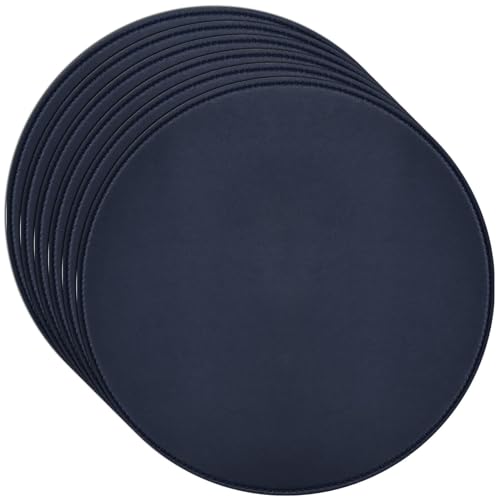 �t�F�C�N���U�[�v���[�X�}�b�g PU�e�[�u���}�b�g 4���A6���A8���p�b�N �}���`�J���[ �����T�C�Y(Blue,CIRCLE-SET OF 6)