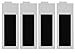Tolxh Pack of 4#T20/ T20 MAX/ T20 PRO HEPA Filter Robot Vacuum Cleaners Quality Durable New Replacement Parts For Ecovacs