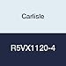Carlisle R5VX1120-4 Rubber Power-Wedge Cog-Band Banded Belt, 4 Bands, 5/8" Width, 17/32" Thickness, 113.1" Length