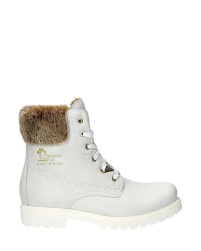 Panama Jack Botas para mujer, Felicia B40, Blanco/Blanco, 38 EU