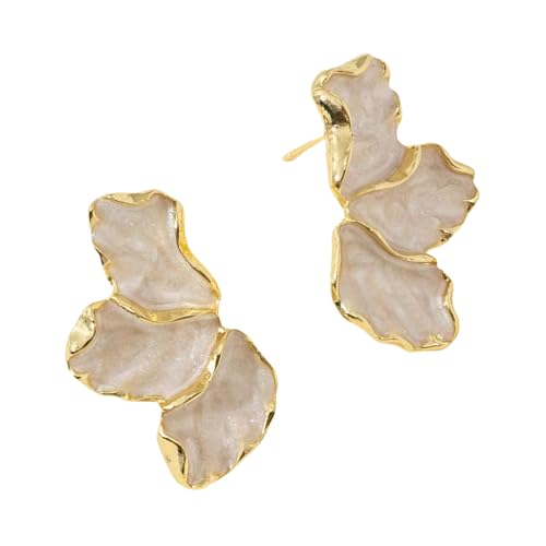Boucles d'oreilles fleurs et érable vintage, cadeau idéal