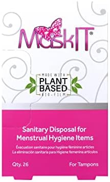MaskIT Disposal Bags for Tampons, Feminine Hygiene Disposal Bags