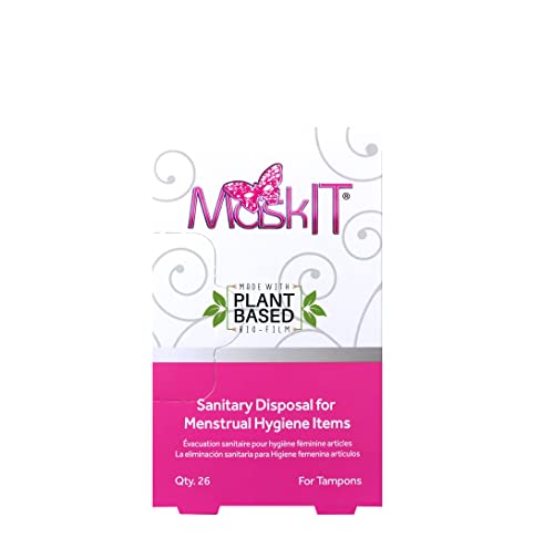 MaskIT Disposal Bags for Tampons, Feminine Hygiene Disposal Bags