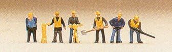Preiser 79035 Railroad Personnel Track Maintenance N Model Figure
