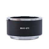  Hersmay M645 to GFX Lens Mount Adapter Compatible with Mamiya 645 (M645) Mount Lens to Fuji G-Mount Fit for Fujifilm GFX 50S, GFX 50R, GFX 100, and VG-GFX1 Mirrorless Camera Body