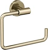 Amerock BH26541BBZ Arrondi 6-7/16 in (164 mm) Length Towel Ring in Brushed Bronze/Golden Champagne