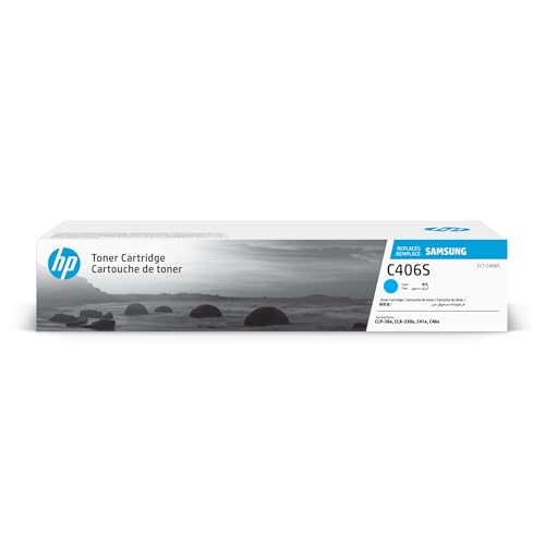 HP Samsung Electronics CLT-C406S Toner, Cyan
