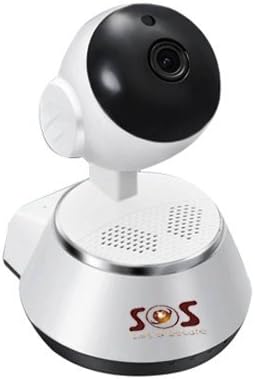 SOS JOVO ROBO CAM IP Wi-Fi 1 Channel Plastic HD Security Night Vission 64 GB SD Card Camera for Mobile, Tablet, Laptop, Desktop (White)