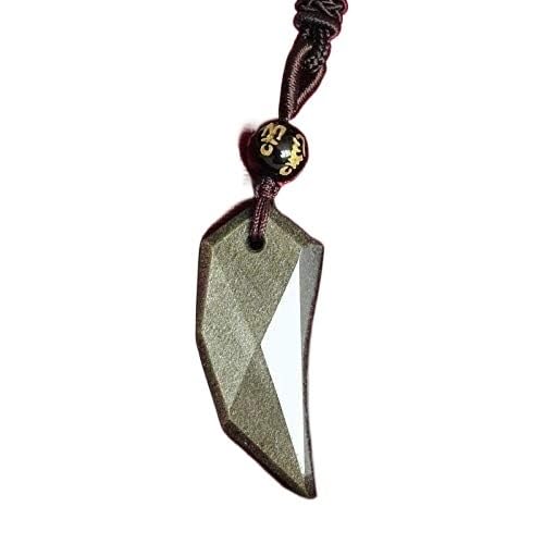 Collier en obsidienne noire style ethnique, bijou en cristal pour le quotidien et les voyages