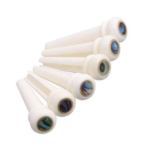Chevilles de chevalet pour guitare acoustique SUPVOX | Lot de 18 chevilles métalliques de rechange