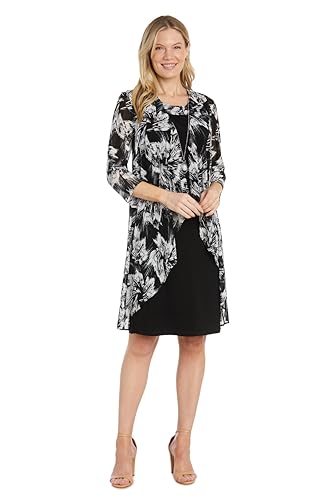 R&M Richards Womens Plus Knit 2PC Dress Suit - Main Image