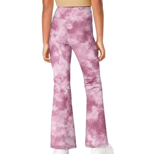 Hawapod Flare Leggings Kids Girls High Waisted Butt Lift Bootcuts Pants Cozy Soft Dance Jazz Yoga Bell Bottoms Pants4