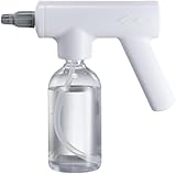 Caywag 電動噴霧器 手持ちじょうろ 2モード水量調整 500mlスプレーボトル ペットボトル取り付け USB充電式 電動噴霧器 回転ノズル付き 花の水やり 車の掃除 屋内屋外 植物 家庭菜園用