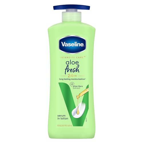 Vaseline Aloe Fresh Body Lotion,24 HR Long Lasting Moisturisation...