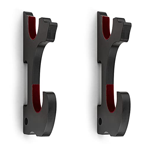 Schwerthalter 2-stöckig Mit Samtschutz - Wandhalterung Für Schwerter & Katanas