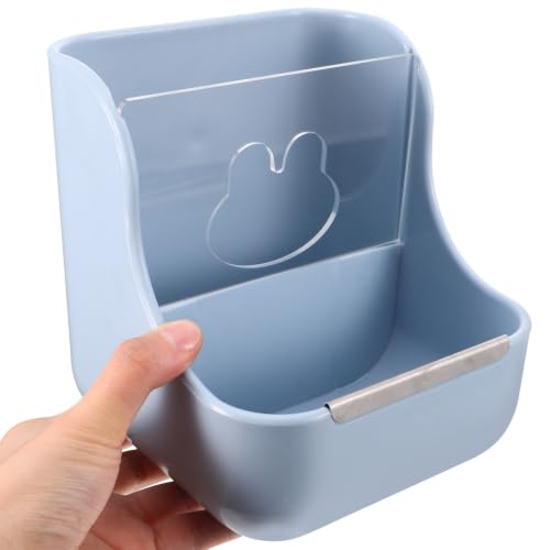 Comedero para conejos y cobayas de plástico con soporte estable 5