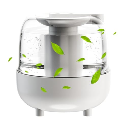 Humidificador inalámbrico: humidificador para plantas de interior, humidificador silencioso con 2 salidas de niebla, luz nocturna, humidificador silencioso con niebla fría para plantas en la habitació