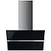 Produktbild Smeg kcv80ne2 montiert Wand schwarz, Edelstahl 720 M³/h A Dunstabzugshaube  Hauben (720 M³/h, führt, A, A, F, 65 dB)