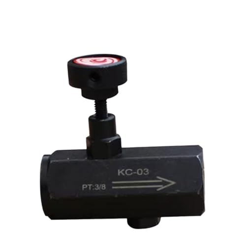 Válvula KC-03 detiene golpes de ariete controlando flujo hidráulico