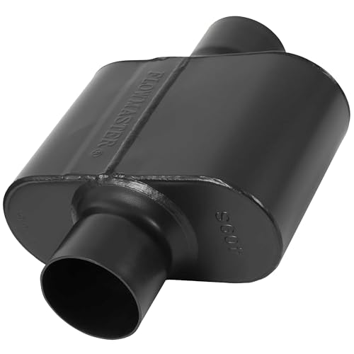 Flowmaster Super 10 Series Chambered Muffler – 3.00” Center In / 3.00” Center Out – Race-Inspired Sound – 409 Stainless Steel – Ideal for Muscle Cars, LS Swaps, Drag Cars & Off-Road Build (843015)