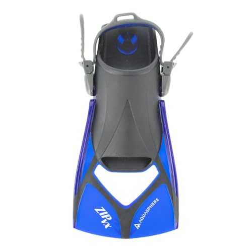 Evita calambres con aletas Zip VX Zoomers natación adultos azul gris 35-40