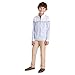 vineyard vines Boys' Striped Sankaty Quarter-Zip, Club Blue