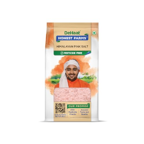 Image of DeHaat Honest Farms Pesticide Free Himalayan Pink Salt 1 KG