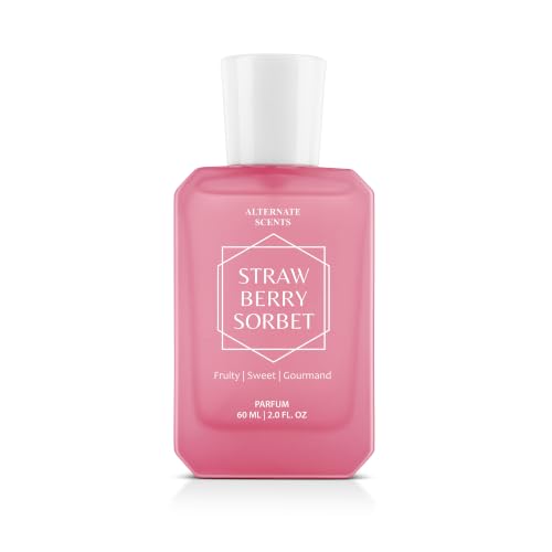 Image of Alternate Scents Strawberry Sorbet 60ML Perfume for Women 60ml | Long Lasting Eau de Parfum | Fruity Floral Musk Fragrance | Premium Women's Perfume for Daily Wear, Office & Gifting