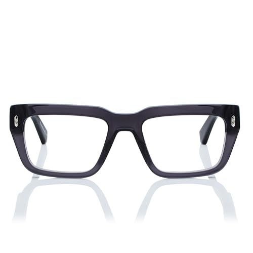 Image of Shisen Fox Habiki 2.0 Acetate Spectacles Frames for Men & Women with Demo Lenses | Classic Oval Full Rim Eyeglass Frame | Durable & Stylish Eye Frames for Men & Women