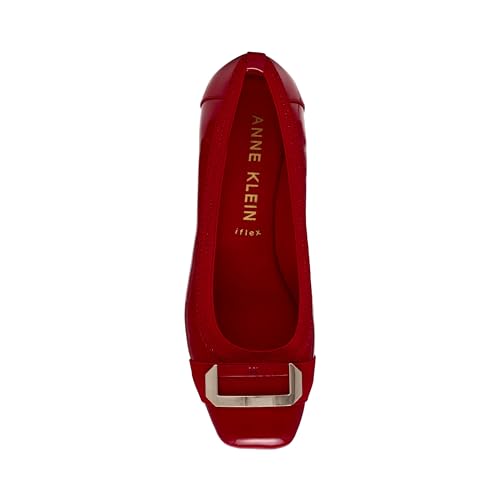Image of Anne Klein Uplift Flats for Women - Textile Upper and Lining - Stretch Collar - 90 Flexibility - Square Cap Toe