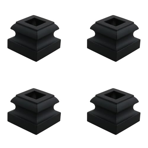 Balustre carré en alliage d'aluminium haut de gamme pour finition de garde-corps de villa