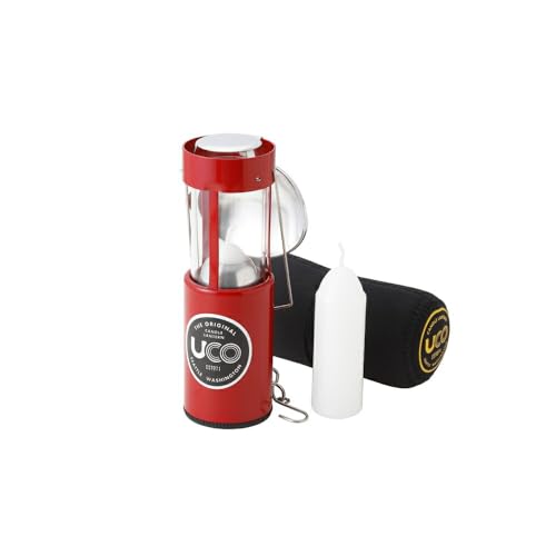 UCO Unisex – Erwachsene Kerzenlaternen Set-REL054607 Set, Rot, Einheitsgröße