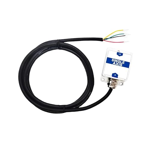 CHBMSS Single Axis Tilt Sensor Inclinometer, RS232 Serial Output Single Axis Inclination Sensor Electronic Level