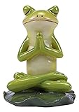 frosch keramik gartenfigur Dauerhafte Qualität: Hergestellt aus hochwertigem haltbarem Harz