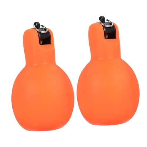 BESPORTBLE Loud Storm Whistle Emergency Survival Bear Bells for Hiking Outdoor Squeeze Whistle