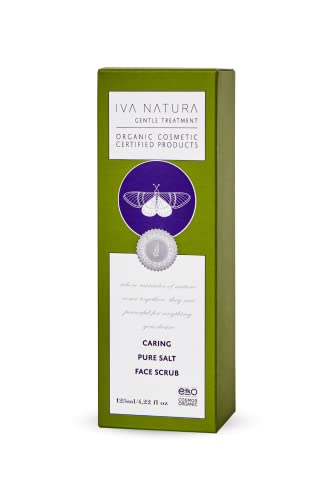 Iva Natura Organic Caring Pure Salt Face Scrub Rich In Minerals 4.22 Fl Oz #TOP26