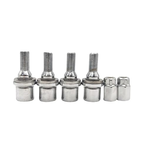 Tornillos de rueda antirrobo M12x1.25 para Peugeot 308 y 508 SW con tuerca de seguridad y llave