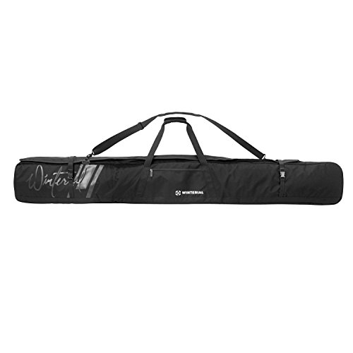Winterial Rolling Ski Travel Bag - 7 x 9.5 inch (193x24cm) Travel Bag with Storage Compartments and Reinforced Double Padding for Road Trips and Air Travel