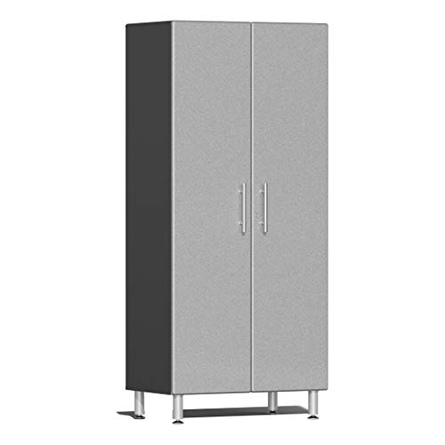 Ulti-Mate UG21006S 2-Door Tall Garage Cabinet in Stardust Silver Metallic