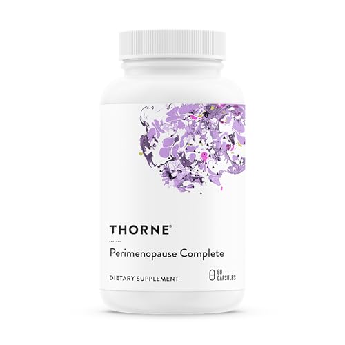 THORNE - Perimenopause Complete - Supports Mood Balance & Restful Sleep - Relief from Hot Flashes Night Sweats & Vaginal Dryness* - Contains Herbal Ingredients - NSF Certified for Sport - 60 Capsules