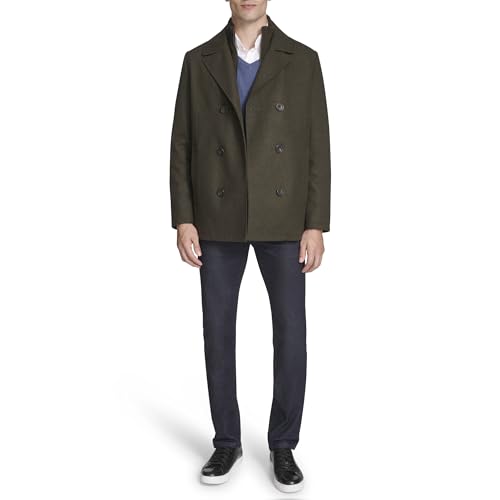Kenneth Cole Men's Men's Wool Top Coat Wool Coat