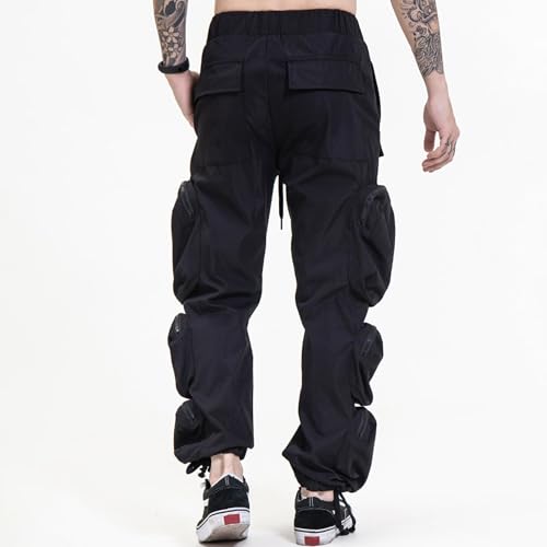 XYXIONGMAO Men's Streetwear Cargo Techwear Pants Designer Tech Wear Hip Hop Designer Mens Goth Cool Joggers Punk Pants Men3