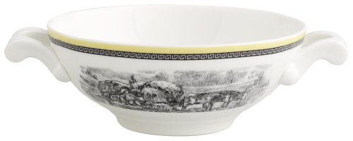 Villeroy & Boch Audun Ferme Taza consomé, 400 ml, Porcelana Premium, Blanco/Colorido