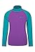 Produktbild Mountain Warehouse Badeshirt für Kinder - Schwimmshirt mit UV-Schutz, Schnelltrocknendes Rash Guard Stretch, Langarmshirt für Kinder, Flache Nähte Violett 5-6 Jahre