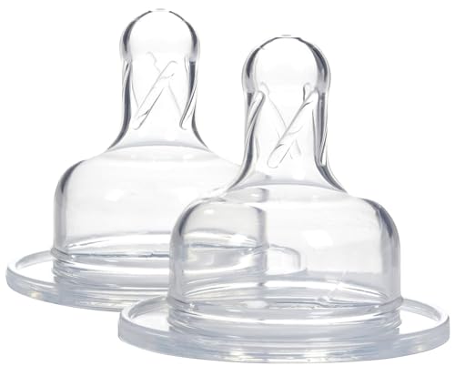 Image of Dr. Brown's Original Wide-Neck Nipple, Level 2 (3m+), 2-Pack