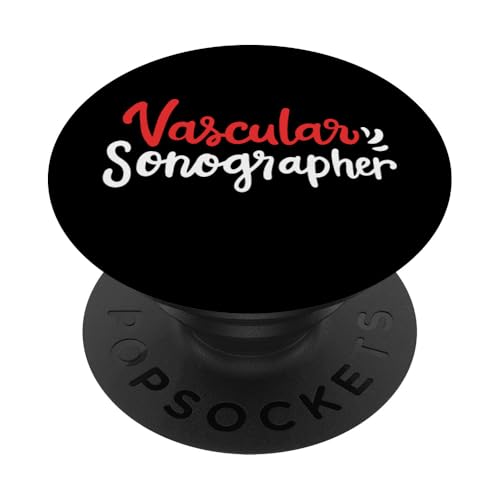 Sonógrafo vascular Diagnóstico Sonografía Médica Trabajo PopSockets PopGrip Adhesivo