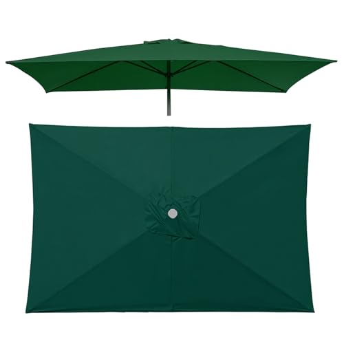 Housse de parasol 300x200 cm rectangulaire bâche polyester imperméable - 2