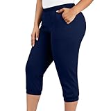 Beessbest Women Capri Pants Plus Size Stretch Joggers...