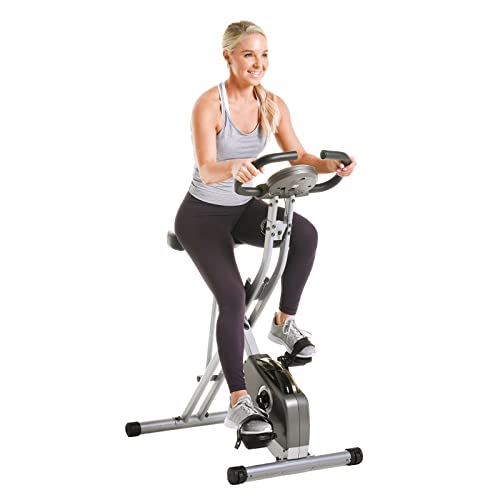 Image of Exercise Bike Magnetic Upright Exercise Bike With Heart Pulse Sensors，Fitness Equipment Home Gym
