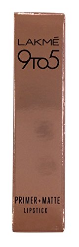 Image of LAKME 9 to 5 Primer Plus Matte Lip Stick - MR9 Red Letter, 3.6g Carton